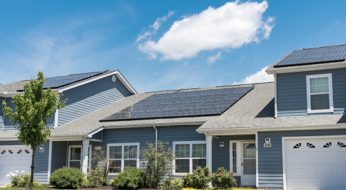 solar panels installed on home roof are an energy alternative that reduces fossil fuel use