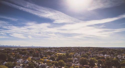 Suburban area near a city