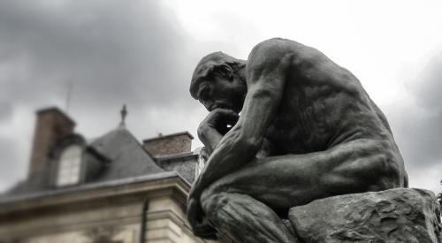 Rodin's The Thinker statue
