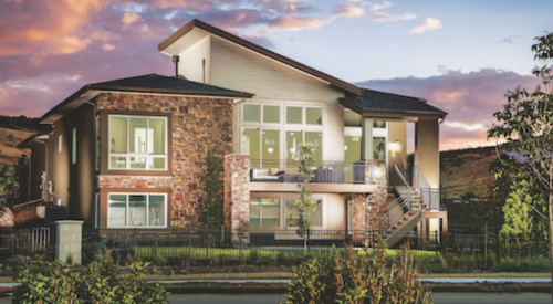 A single-family home at NorthSky at RidgeGate, a traditional neighborhood development 