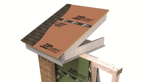 The ForceField® air and water barrier system from Georgia-Pacific consists of structural engineered wood sheathing panels laminated with a proprietary air and water barrier. Once installed and the panel seams are taped with ForceField® seam tape, it creates a code-compliant, integrated system that eliminates the need for house wrap.